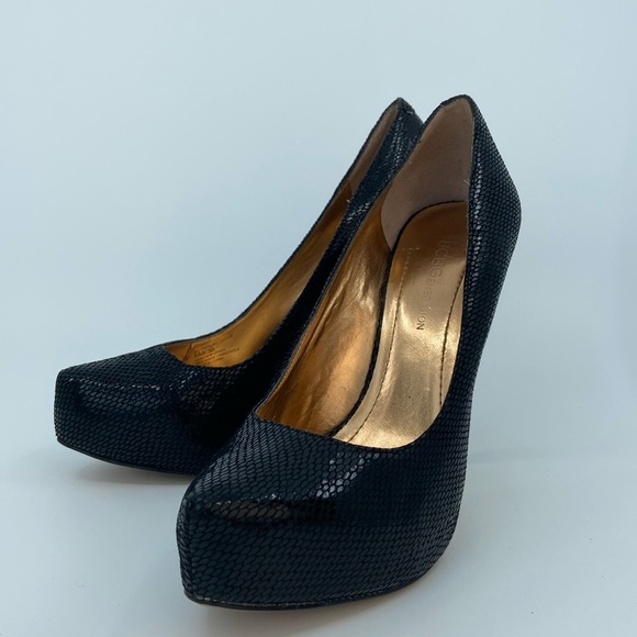 BCBG GENERATION BG-PARADE Leather Heel Shoes for WOMEN - Black - Size 6M - Picture 2 of 13